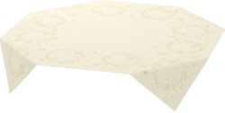 Dunisilk napperon Star Shine Cream 200830^ 84x84cm Doos 5x20 stuks