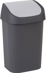 Curver Mistral Swing 25L, PP, antraciet/grijs 325x253x517mm
