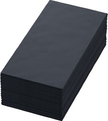 Bio Dunisoft servet Uni 1/8vw zwart 202939 1lgs. 40x40cm Doos 6x60 stuks