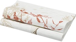 Duni servetten 1/4 vouw Wood & Goose 204424 1lgs. 40x40cm Doos 6x60 stuks