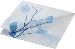 Duni servetten 1/4 vouw Frosted Winter 204438^ 3lgs. 33x33cm Doos 10x50 stuks