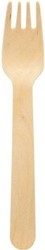 Vork hout naturel FSC 157mm ongecoat Zak 100 stuks