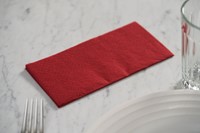 Duni Tissue servetten 3-laags 1/8 vouw Bordeaux 224227 doos 5x250 stuks-2