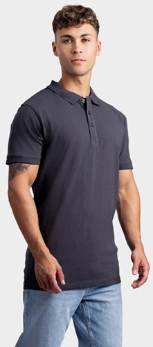 L&S polo Basic Mt:L, turquoise Regular Fit, Cott/Elast, heren-3