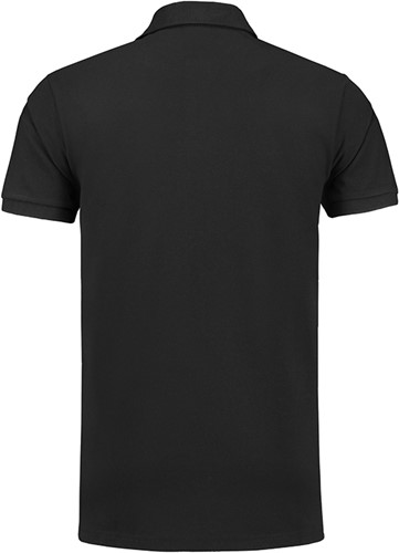 L&S polo Fit Mt:L, black Regular Fit, Heavy Mix, heren-2