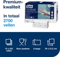 Tork Xpres handdoek compressed H2 Premium soft wit 100889 2lgs. 21x24cm. EBG 12x225 st.-3