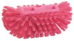 Vikan hygiene tankborstel 205mm roze hard 70371