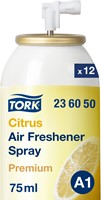 Tork luchtverfrisser spray A1 Premium Citrus 236050 doos 12 bus x 75 ml