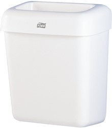 Tork afvalbak 20L B2 open model wit 226100 Tork Afvalbak 20 Liter Wit B2