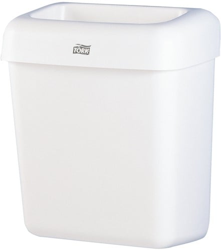 Tork afvalbak 20L B2 open model wit 226100 Tork Afvalbak 20 Liter Wit B2