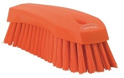 Vikan hygiene werkborstel 200mm oranje hard 38907