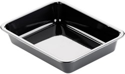 Duni schaal CPET 1-vaks zwart Ecoecho 1200ml 122018 225x175x43mm Doos 300st.