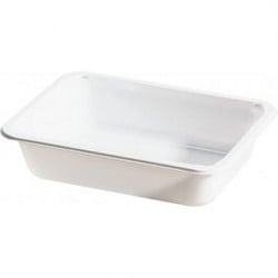 Duni schaal CPET 1 vaks wit Ecoecho 510ml 115482 171x127x35mm Doos 900st.
