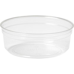 Duni schaal rPET transparant Ecoecho 250ml C.Deli 177065 Ø116mm H=44mm Doos 10x35st.