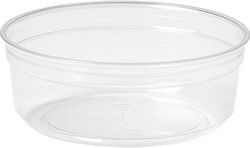 Duni schaal rPET transparant Ecoecho 250ml C.Deli 177065 Ø116mm H=44mm Doos 10x35st.