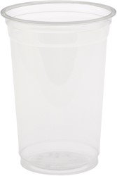 Duni smoothiebeker rPET trsp. Ecoecho 250/300ml 188000 Chrystal Doos 25x65 stuks