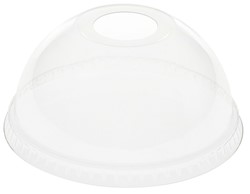 Duni deksel rPET trsp. dome Ecoecho tbv 270/360ml 188010 Chrystal, gat Doos 16x60st.