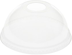 Duni deksel rPET trsp. dome Ecoecho tbv 270/360ml 188010 Chrystal, gat Doos 16x60st.