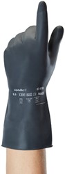 Ansell AlphaTec latex handschoenen zwart 87-118
