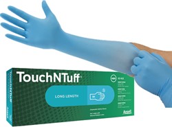 Ansell TouchNTuff nitril handschoenen blauw 93-163
