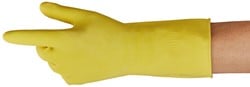 Ansell AlphaTec latex handschoen geel 87-063