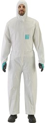 Alphatec 2000  coverall Mt:XL, wit Model 129 Comfort