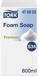 Tork foamhandzeep S34 Premium roze 470022 geparfumeerd Doos 6x800ml