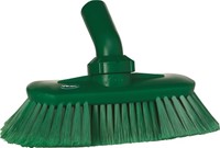 Vikan hygiene wandborstel 240mm groen zacht 70672 hoekverstelbaar & watertoevoer
