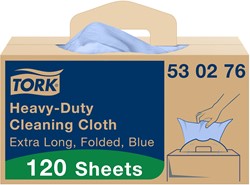 Tork Heavy Duty werkdoek W7 Premium 1lgs. blauw 530276 35,5x64,2cm Handybox 120 doek