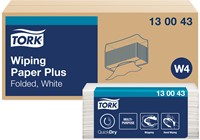 Tork Wiping poetspapier Plus W4 Premium wit 130043 2lgs. 32,4x38,5cm Pak 5x200dk-2
