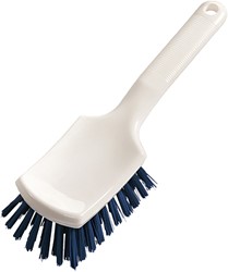 Taski handborstel hard 260mm met steel blauw Doos 2 stuks