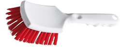 Taski handborstel medium hard 260mm met steel rood Doos 2 stuks