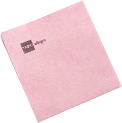 Taski Allegro reinigingsdoek roze non-woven 38x40cm Doos 100 stuks