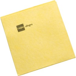 Taski Allegro reinigingsdoek geel non-woven 38x40cm Doos 100 stuks