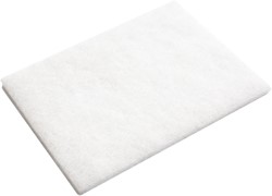 Taski handpad wit krasvrij 15x23cm Pak 10 stuks  ^