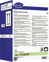Diversey Suma Jade Pur-Eco L8vaatwasmiddel nont-corrosief middel/hard water Safepack 10L