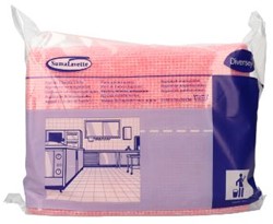 Diversey Suma Lavette hygienedoek 51x36cm rood W1 semi-disposable  Pak 25 stuks