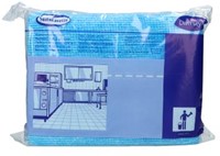 Diversey Suma Lavette hygienedoek  51x36cm blauw W1 semi-disposable Pak 25 stuks