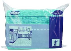 Diversey Suma Lavette hygienedoek 51x36cm groen W1 semi-disposable Pak 25 stuks