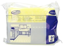 Diversey Suma Lavette hygienedoek 51x36cm geel W1 semi-disposable Pak 25 stuks