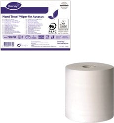 Diversey handdoekrol Autocut cellulose wit 2lgs 150m.x 20cm Doos 6 rol