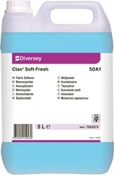Diversey Clax Soft Fresh 50A1 wasverzachter licht geparfumeerd Can 2x5L