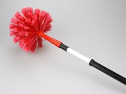 Taski ragebol rood met rode telescoopsteel