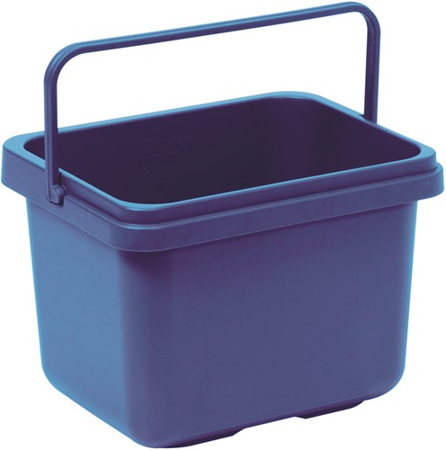 Taski emmer blauw 7L met handvat