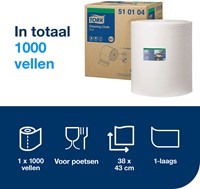 Tork Reinigingsdoek Wit W1 Multifunctioneel – 510104 – Sterk en Absorberend-3