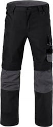 HAVEP werkbroek 80229 Mt:64, zwart/charcoal grijs Line: Attitude met kniezakken