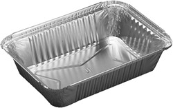 Pluspack bakje aluminium 1060ml rechthoek Doos 4x100 stuks