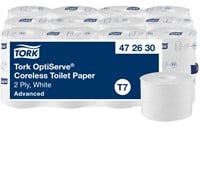 Tork Coreless toiletpapier T7 Advanced wit 472630 2lgs. 94.3m. Pak 24x820 vel-2