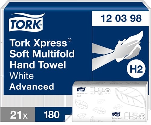 Tork Xpress Multifold handdoek zacht H2 120398