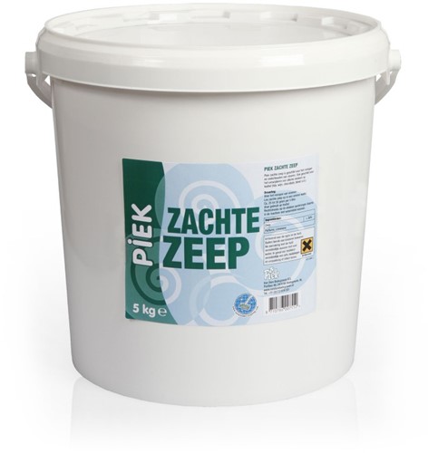 Piek zachte zeep onderhoudsmiddel voor vloeren Emmer 5kg